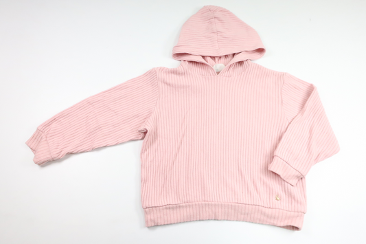 Ribbed hoodie from H&M - Size 116 - Pink