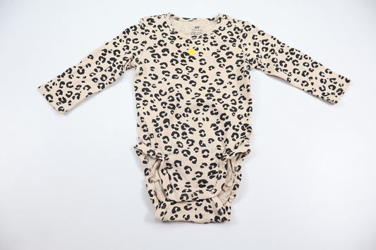 Leopard print bodysuit from H&amp;M - Size 68 - Beige