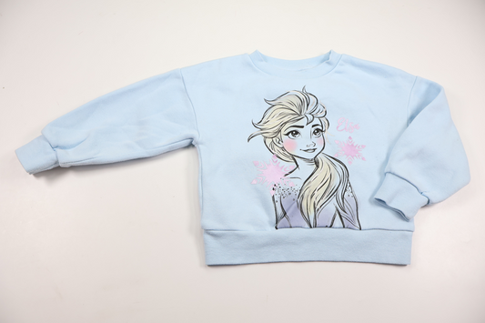 Frozen Disney Sweatshirt - Size 98 - Blue