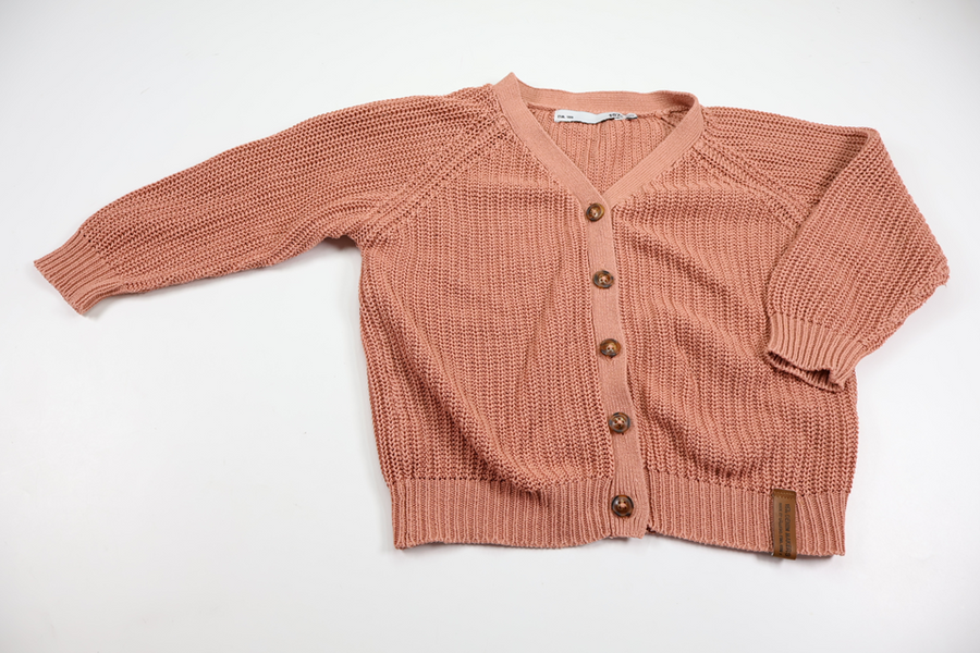 Knitted cardigan from Lager 157 - Size 100 - Pink