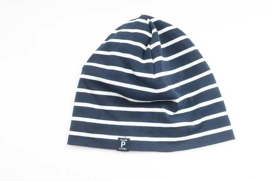 Striped hat from Polarn o. Pyret - Size 48/50 - Navy blue