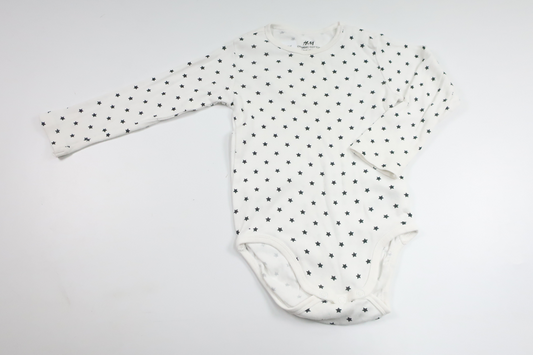 Bodysuit with stars from H&M - Size 92 - White