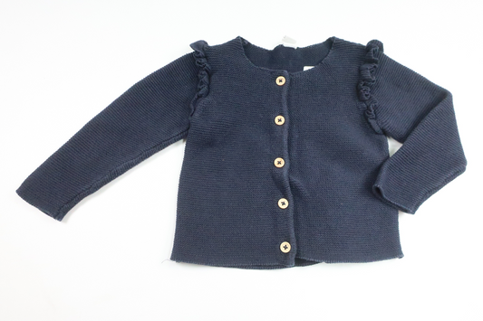Knitted cardigan from H&M - Size 86 - Navy blue