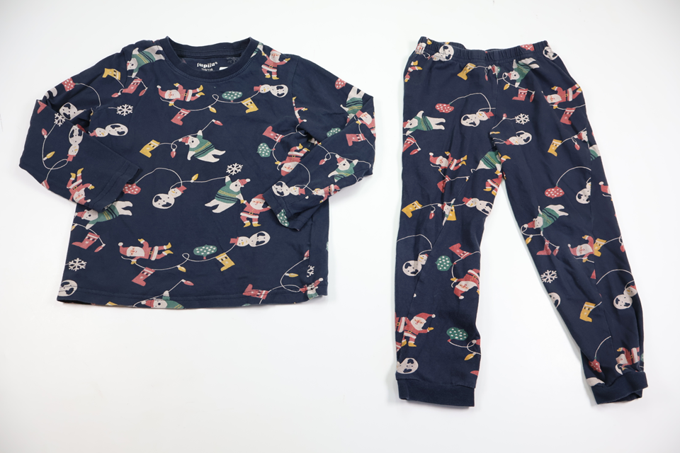 Two-piece pajamas from Lupilu - Size 110/116 - Navy blue
