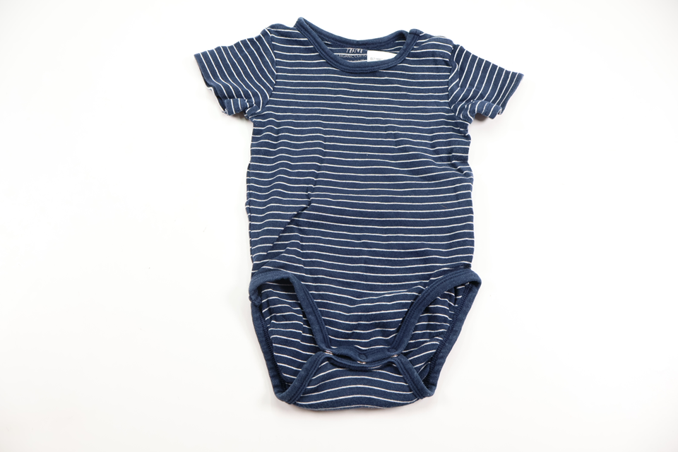 Striped bodysuit from H&amp;M - Size 74 - Navy blue