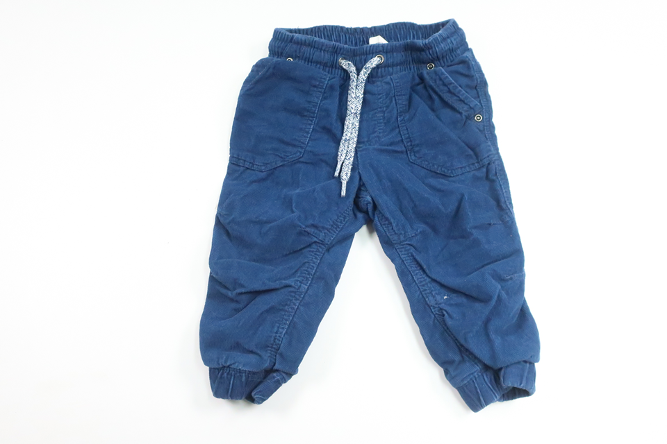 Lined trousers from H&amp;M - Size 68 - Blue