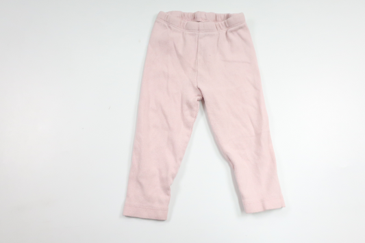 Ribbed trousers from ICA I Love Eco - Size 74 - Pink