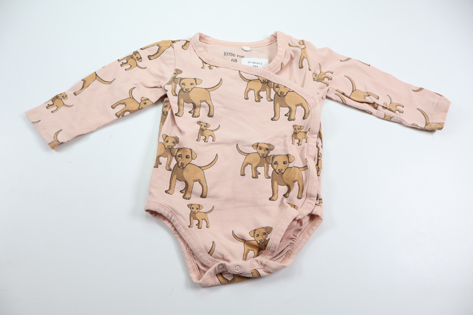 Wrap bodysuit from Little Me - Size 68 - Pink