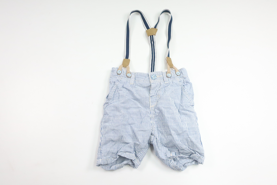 Suspender shorts from H&M - Size 80 - Blue