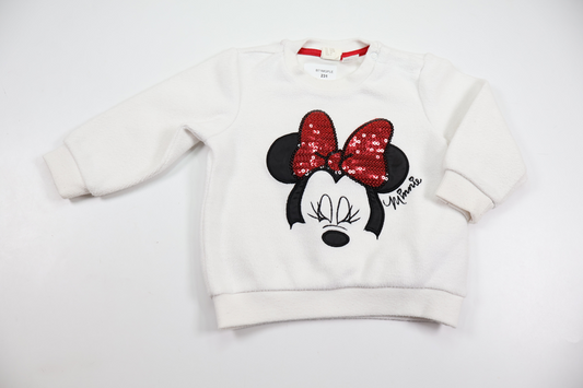 Fleece sweatshirt from H&M - Size 74 - White