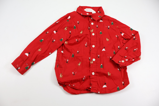 Christmas shirt from H&M - Size 92 - Red