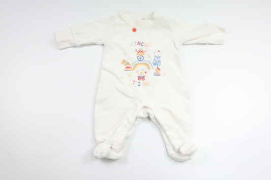 Fleece pajamas from H&M - Size 50/56 - White