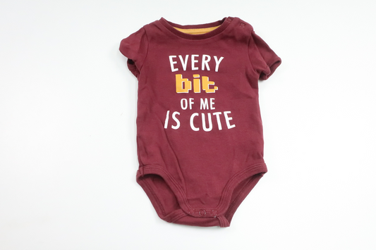 Bodysuit from Petite Mini - Size 62 - Burgundy