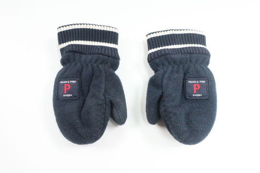 Fleece mittens from Polarn o. Pyret - Size 74/80 - Navy blue
