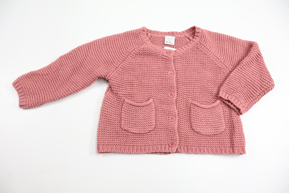 Knitted cardigan from Lindex - Size 86 - Pink