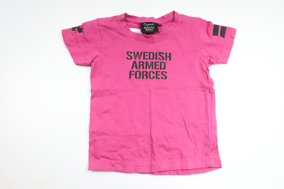 T-shirt Swedish Armed Forces from South West - Size 80 - Pink