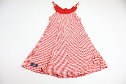 Checked dress from Lingon & Blåbär - Size 110 - Red