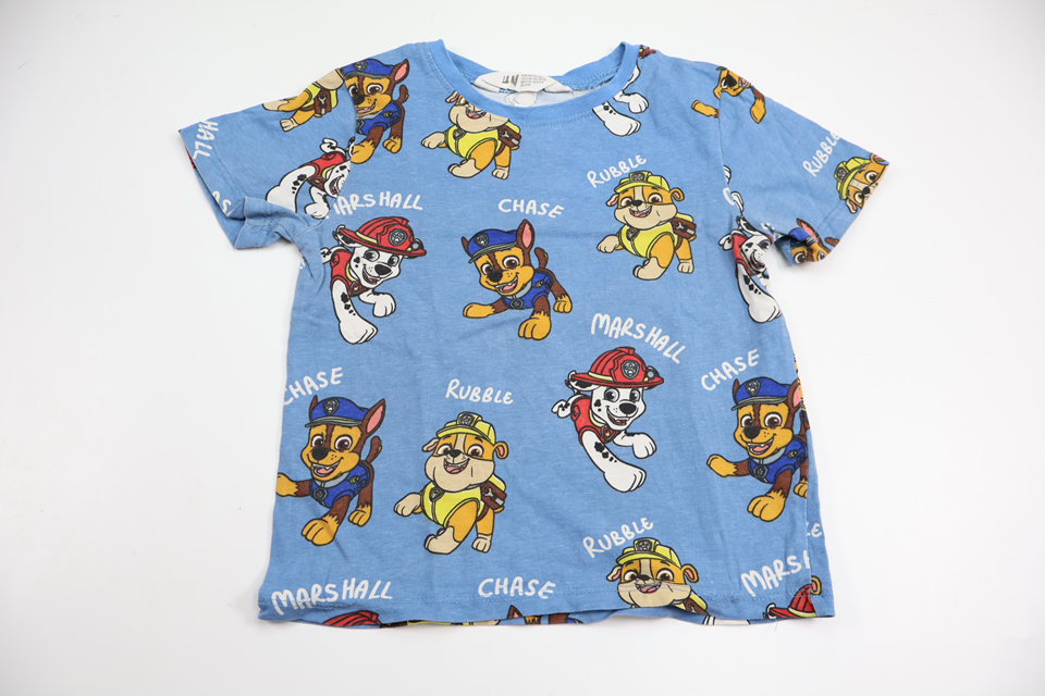 T-shirt with Paw Patrol from H&M - Size 98/104 - Blue