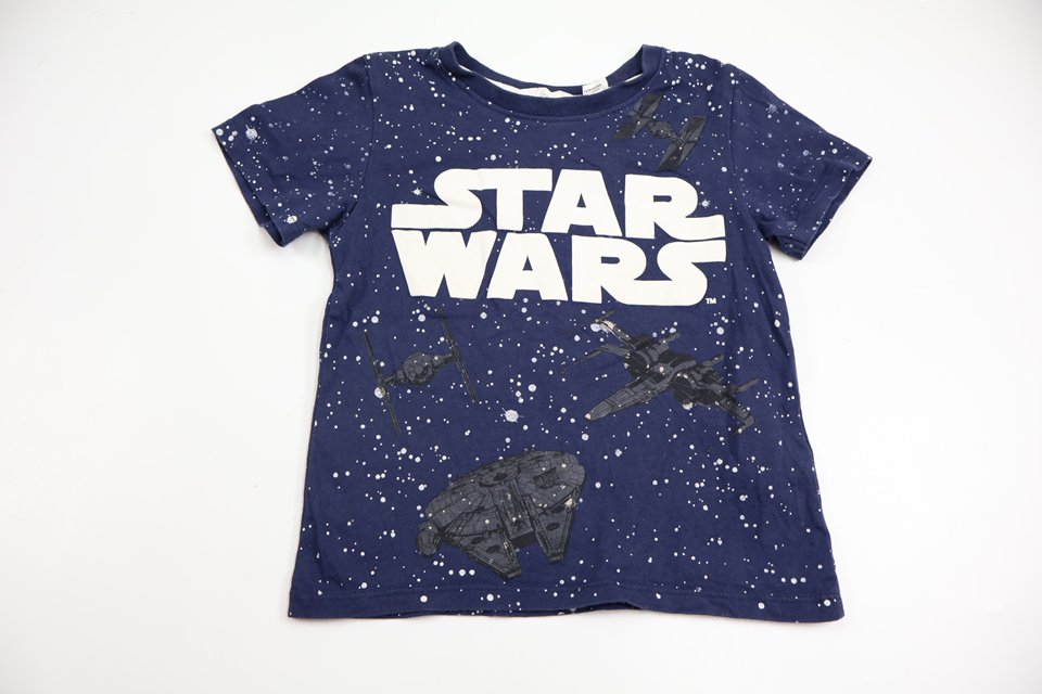 Star Wars T-shirt from H&M - Size 98/104 - Blue