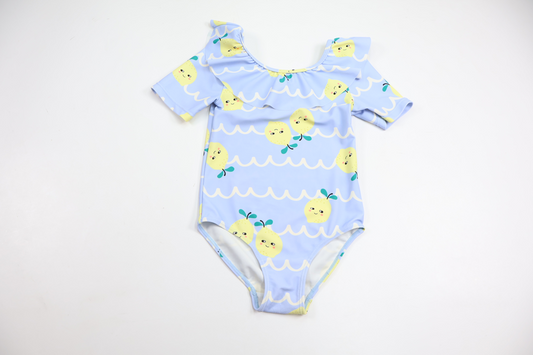 Swimsuit with lemons from Minories - Size 98/104 - Blue