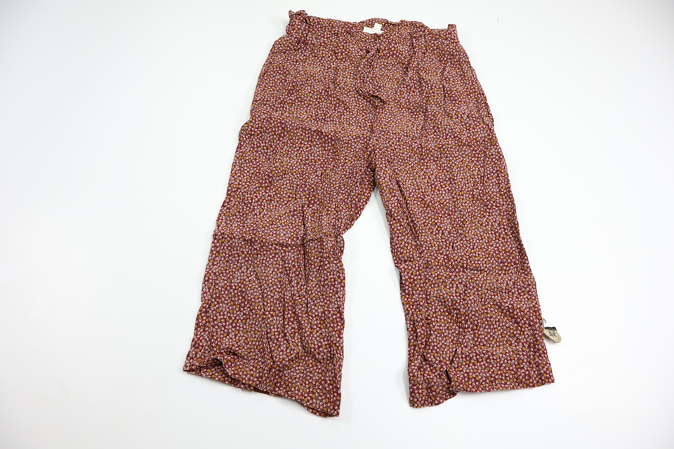 Floral trousers from PompdeLux - Size 110/116 - Burgundy