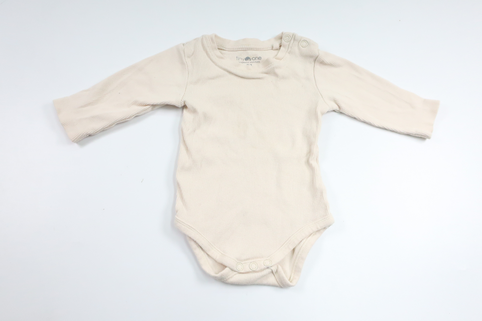Ribbed bodysuit from Tiny One - Size 62 - Off-white