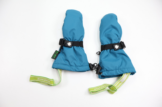 Fleece-lined mittens from Vossatassar - Size 98/104 - Blue