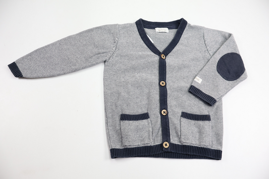 Knitted cardigan from Newbie - Size 80 - Navy blue