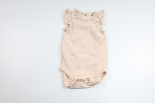 Linen bodysuit from Newbie - Size 62 - Pink
