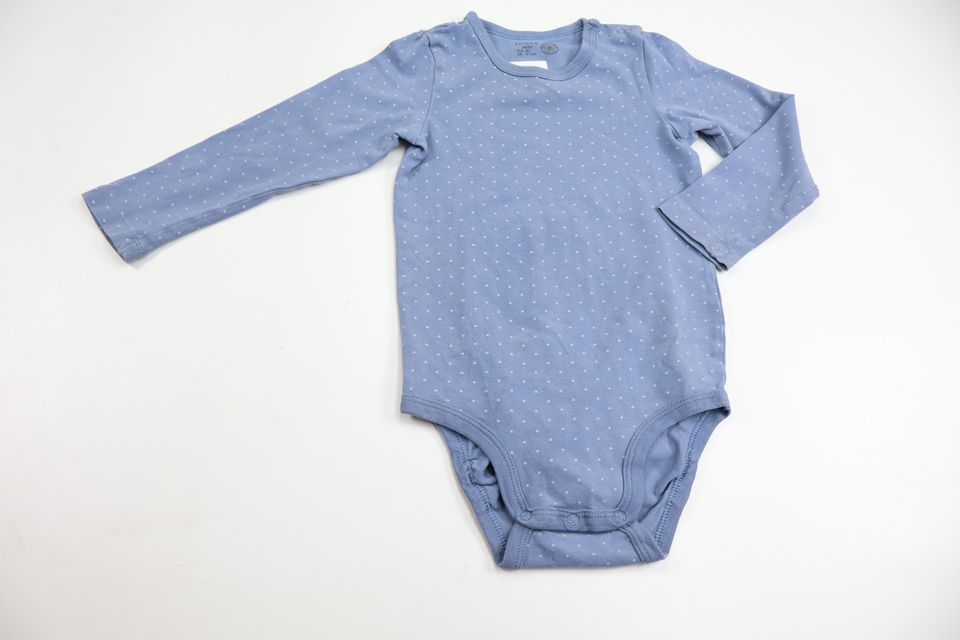 Polka dot bodysuit from Lindex - Size 80 - Blue