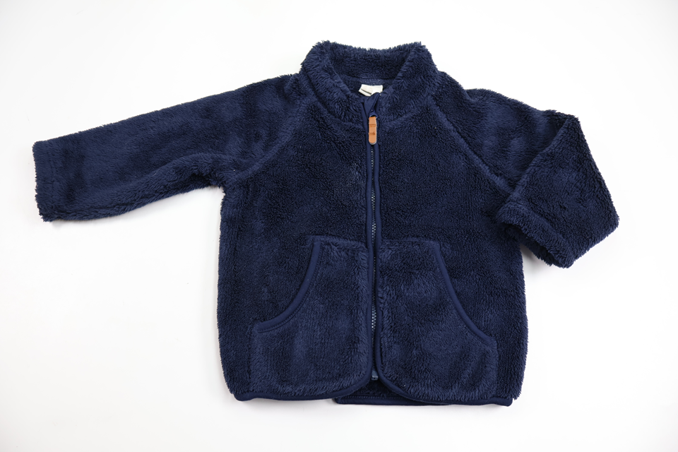 Fleece jacket from H&M - Size 74 - Navy blue