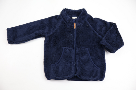 Fleece jacket from H&M - Size 74 - Navy blue