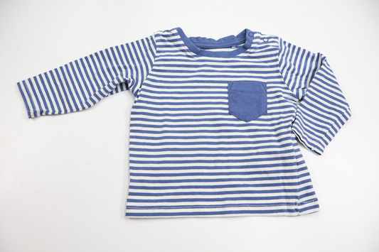Striped top from Lupilu - Size 62/68 - Blue