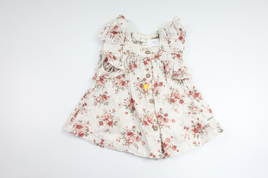 Floral tunic from Newbie - Size 80 - White