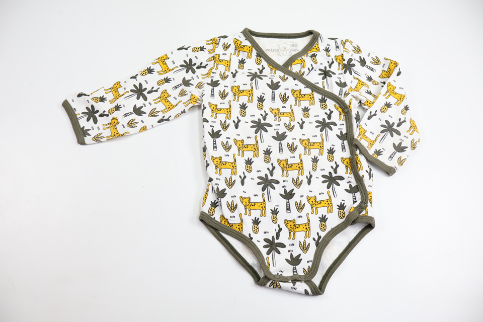 Wrap-around Bodysuit from Petite Mini - Size 80 - White