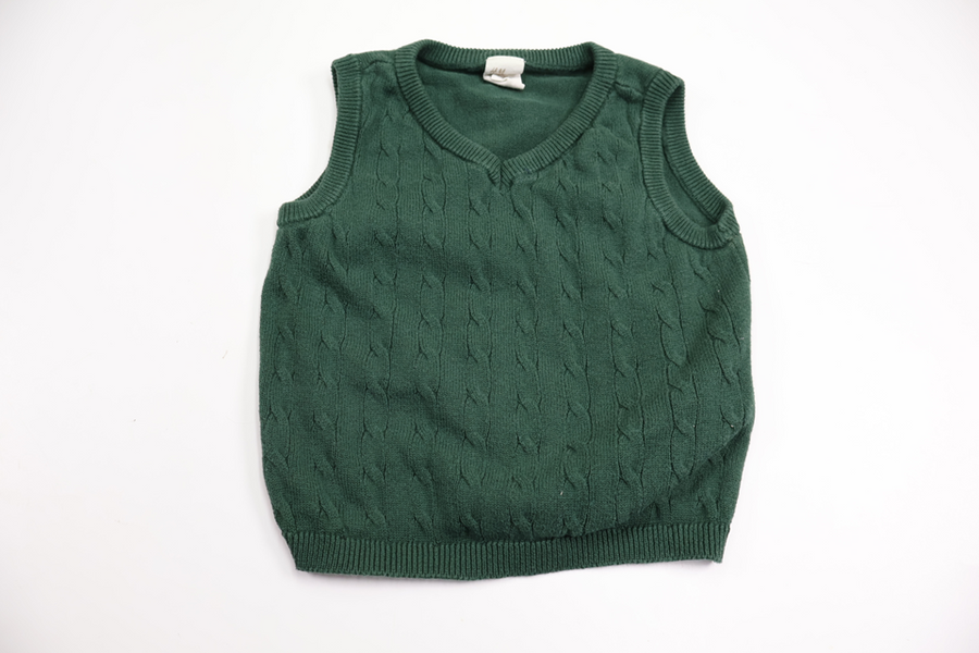 Knitted vest from H&M - Size 80 - Green