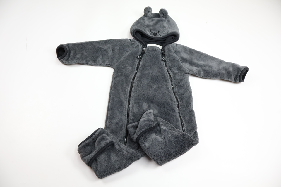 Fleece overall from Åhléns - Size 74/80 - Grey