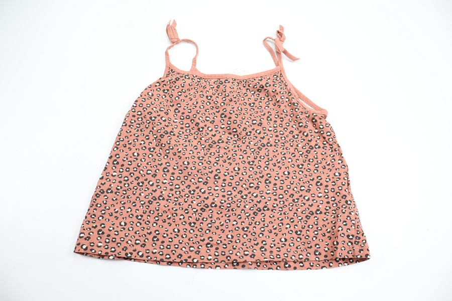 Leopard print tank top from H&M - Size 92 - Pink