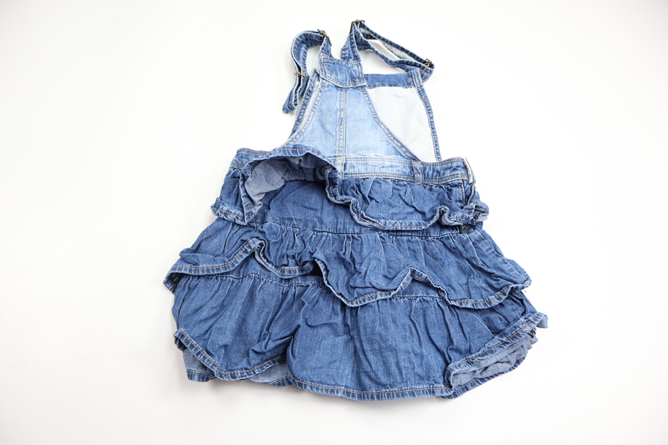 Denim dress with ruffle from Lindex - Size 116 - Denim