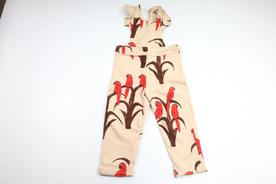 Jumpsuit with birds from Mini Rodini - Size 92/98 - Beige