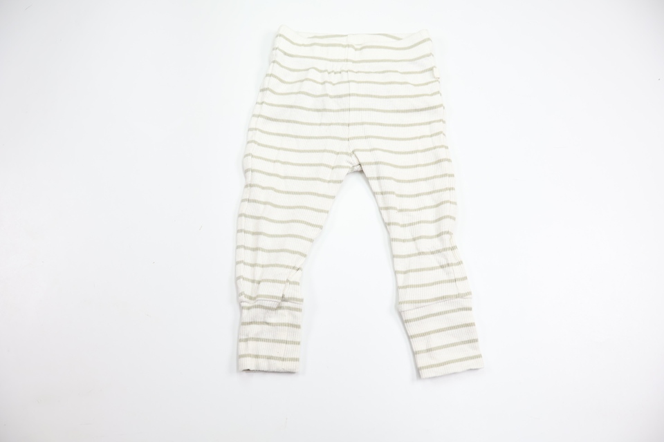 Ribbed striped trousers from Tiny One - Size 62 - White