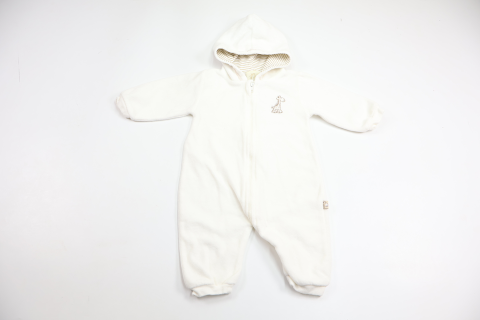 Fleece overalls from Basic U - Size 62 - White