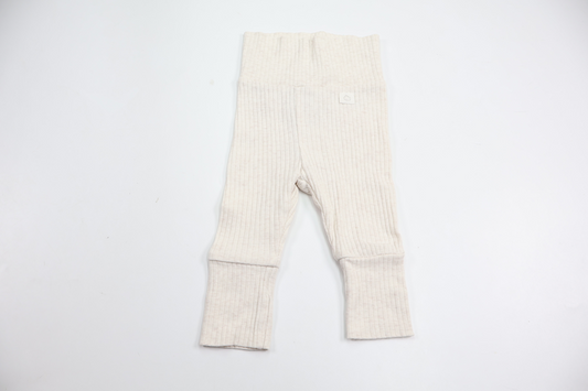 Ribbed trousers from H&M - Size 50 - Off-white
