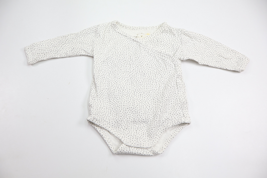 Wrapover bodysuit from Petite Mini - Size 56 - White