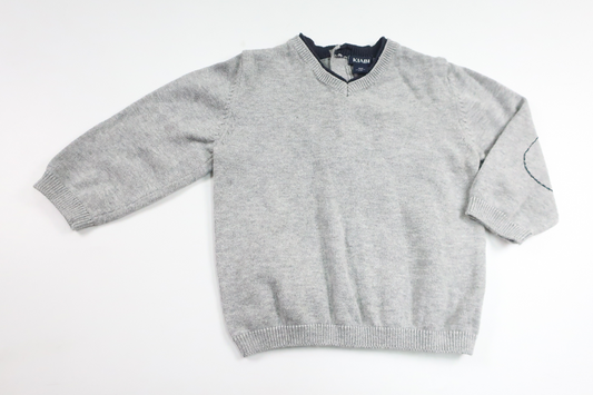 Knitted sweater from Kiabi - Size 68/74 - Grey