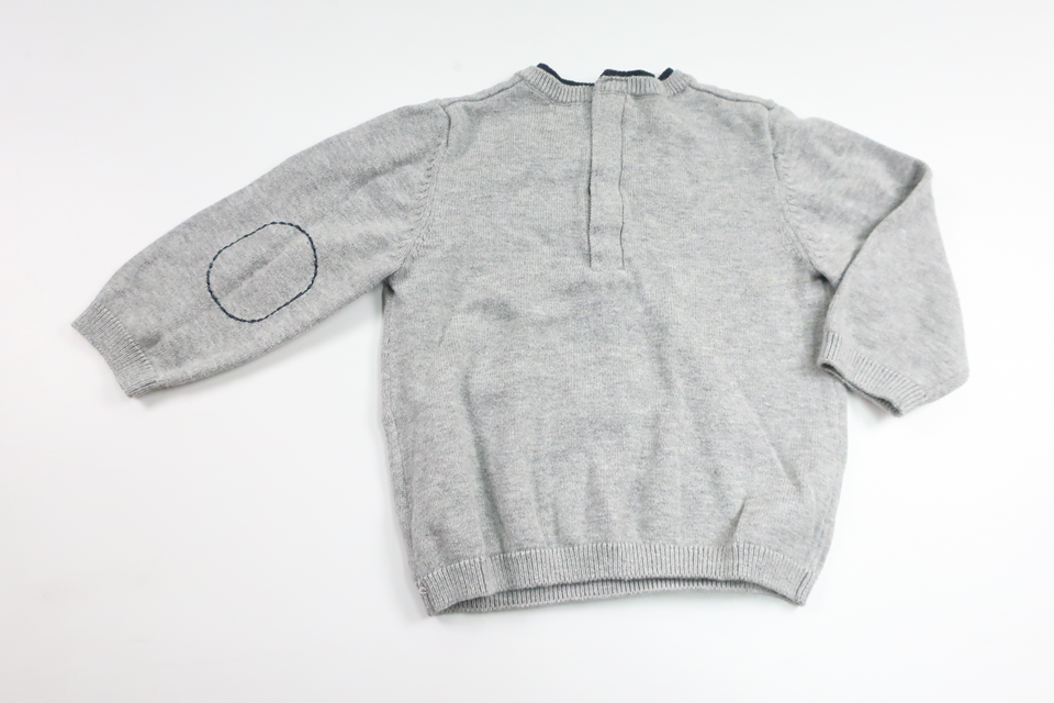 Knitted sweater from Kiabi - Size 68/74 - Grey