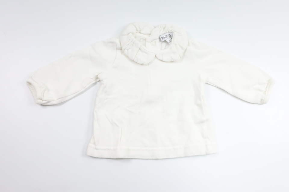 Sweater with collar from Primigino - Size 50/56 - White