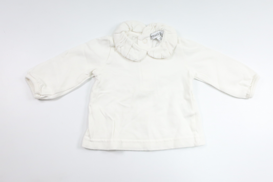 Sweater with collar from Primigino - Size 50/56 - White