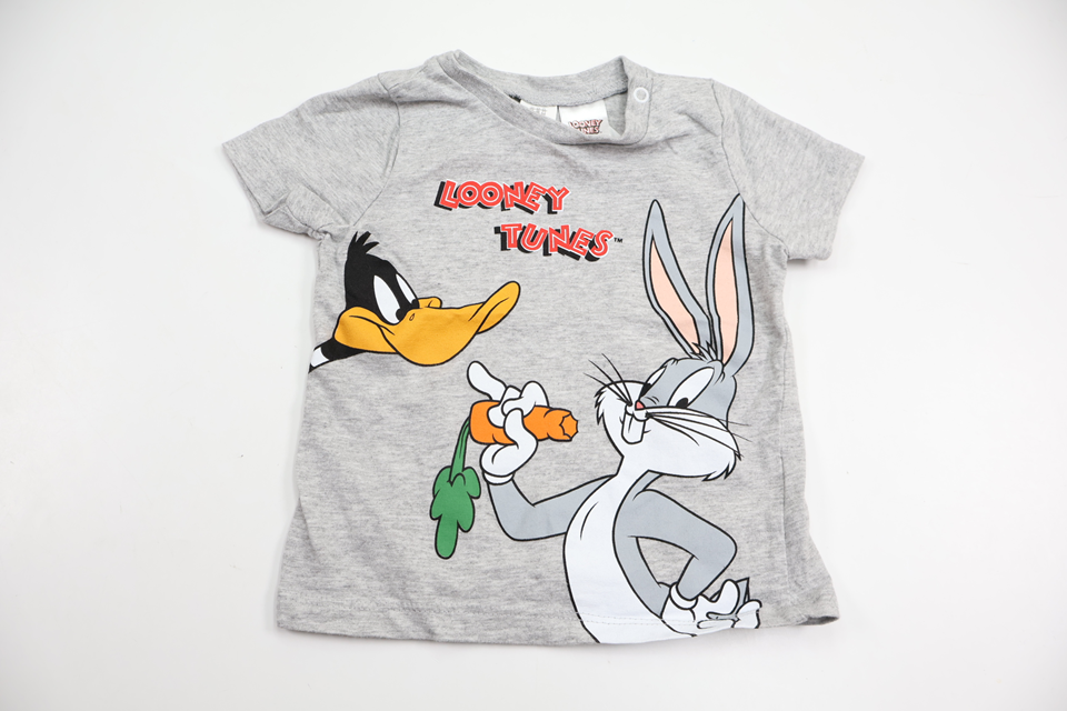 T-shirt med Looney Tunes från LC Waikiki - Storlek 68/74 - Grå