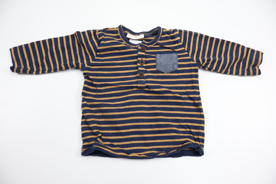 Randig tröja från Lindex - Storlek 62 - Marinblå